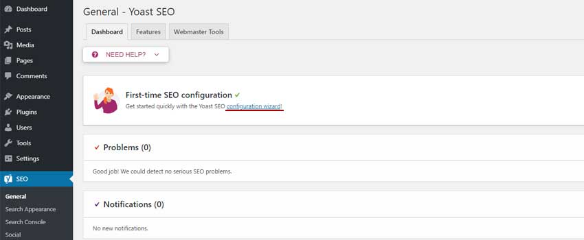 Yoast seo configuration